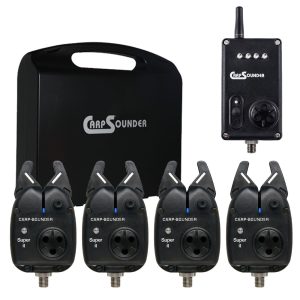 Carp Sounder Super IT 4+1 Set bunt – 4 Bissanzeiger + 1 Receiver