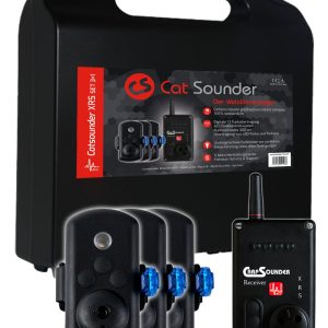 Catsounder XRS 3er Set – 3 Funkbissanzeiger + Receiver