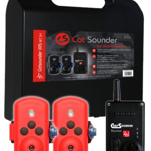 Catsounder XRS 2er Set (Fireorange) – 2 Wallerbissanzeiger + Receiver