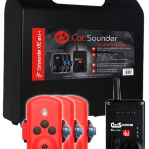 Catsounder XRS ACC 3er Set – 3 Wallerbissanzeiger + Receiver
