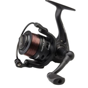 DAM Impulse 3L 2500 FD 8Lb Brown Mono – Angelrolle mit Monofilschnur