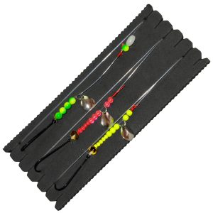 Dieter Eisele Butt Vorfächer 70cm 0,40mm Haken Gr. 2 – 3 x Vorfach
