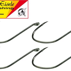 Dieter Eisele Carbonstahl Naturköder Haken – 4 Angelhaken