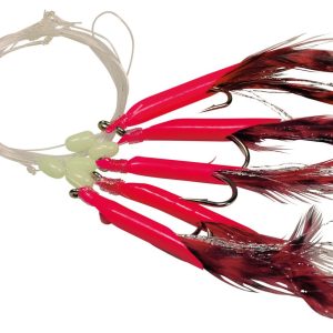 Dieter Eisele Makrelenvorfach 120cm 0,70mm 5x 2/0 Haken – Vorfach