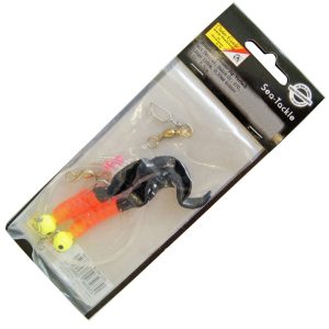 Dieter Eisele Pilkvorfach 2 Jigs schwarz/rot 7g – Dorschvorfach