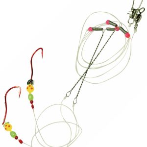 Dieter Eisele Select Vorfach clown gelb 110cm 0,40mm 1/0