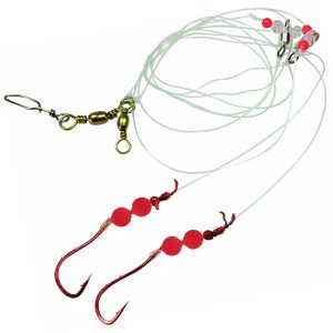 Dieter Eisele Select Vorfächer fluor rot 110cm 0,40mm 1/0 – Vorfach