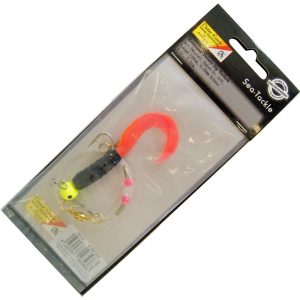Dieter Eisele Vorfach 1 Jig schwarz/rot 7g – Pilkvorfach