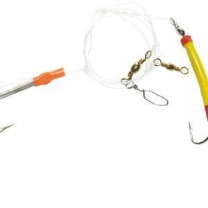 Dieter Eisele Überbeißersystem rot/gelb Haken 3/0+8/0 70cm 1,00mm