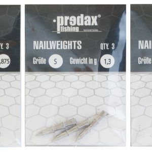 9 Predax Nail Weight – Gewichte für Gummifische