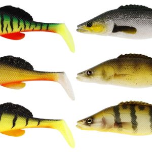 6 Westin Zanderteez Shadtail 8,5cm 6g – Gummifisch Set