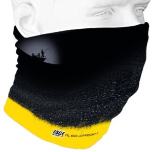 Eisele Loop Angelboot schwarz/gelb – Halstuch für Angler