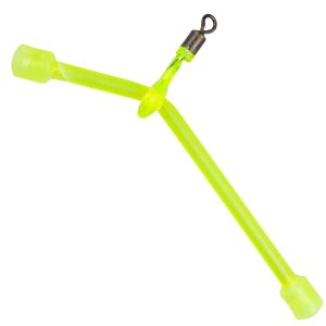 FTM Anti Tangle Boom gebogen gelb – Bleiadapter