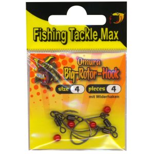 FTM Haken Big-Rotor-Hook Gr. 4 – 4 Angelhaken im Set