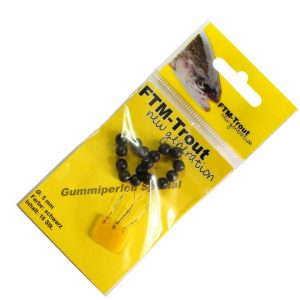 FTM New Generation Gummiperlen 5mm schwarz – 16 Perlen