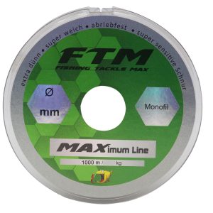 FTM Schnur MAXimum Line – 1000m monofile Angelschnur