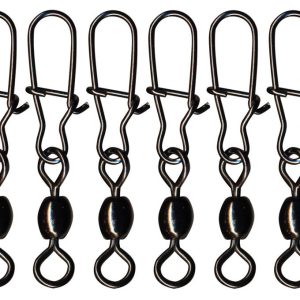 FTM Seika Pro Spin Wirbel mit Duo Lock Karabiner – 10 Angelwirbel