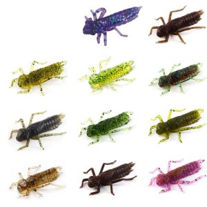 Fishup Dragonfly 0,75" 2cm – 12 Gummiköder Angelfliege