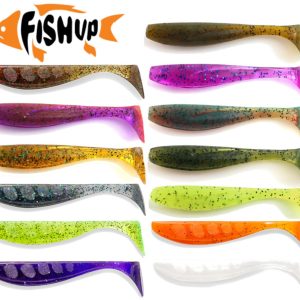 Fishup Wizzle Shad 2" 5,5cm – 10 Gummifische