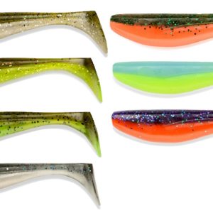 Fishup Wizzle Shad 5" 12,7cm – 4 Gummifische