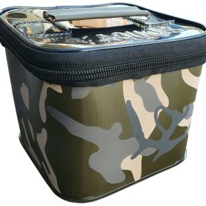 Fox Aquos Camolite medium+ 17x17x13cm bait storage – Ködertasche