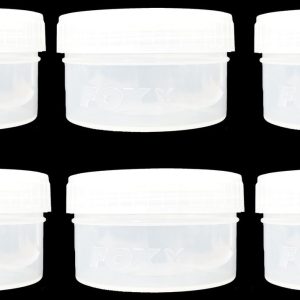 Fox Bait Tubs Half Size Clear – 6 Köderdosen