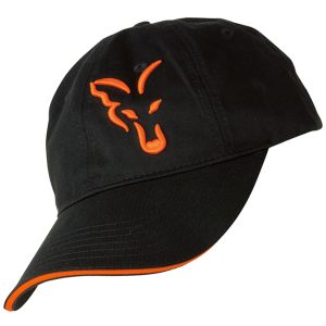 Fox Black / Orange Baseball Cap – Anglercap