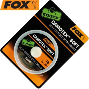 Fox Camotex Soft Coated Camo Braid 20m – Vorfachschnur