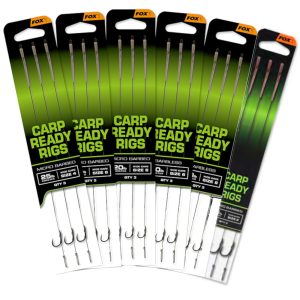 Fox Carp Ready Rigs Wide Gape – 3 Karpfenvorfächer