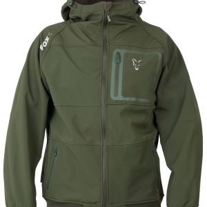Fox Collection Greensilver Shell Hoodie – Softshell Pullover