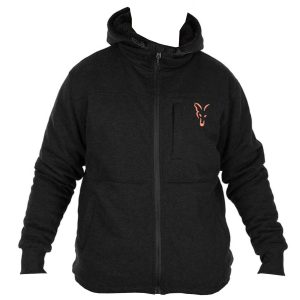 Fox Collection Sherpa Jacket Black & Orange – Angeljacke