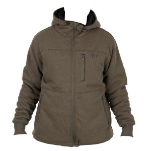 Fox Collection Sherpa Jacket Green and Black – Angeljacke
