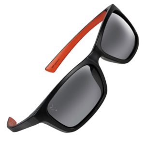 Fox Collection Wraps Black/Orange Grey Lense – Polarisationsbrille