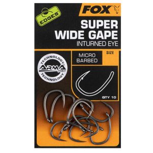 Fox Edges Armapoint Super Wide Gape Inturned Eye Hooks – 10 Haken