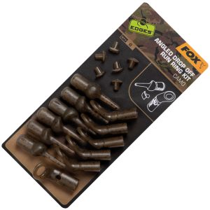 Fox Edges Camo Angled Drop off run rig kit – 6 Leadclips