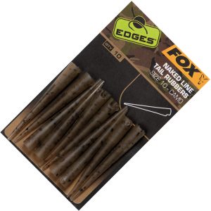 Fox Edges Camo Naked Line tail rubbers Gr. 10 – 10 Tubes