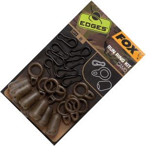 Fox Edges Camo Run Ring Kit – 8 Einhänger für Karpfenbleie