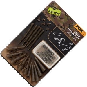Fox Edges Camo Safety Lead Cip Kit Gr. 7 – 5 Leadclips