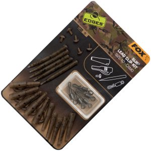 Fox Edges Camo Slik lead clip kit Gr. 10 – 5 Leadclips