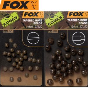 Fox Edges Camo Tapered Bore bead – 30 Perlen für Karpfenmontagen