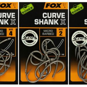 Fox Edges Curve Shank X – 10 Karpfenhaken