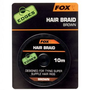 Fox Edges Hair Braid braun 10m