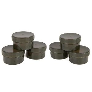 Fox Edges Hookbait pots half – 6 Köderdosen