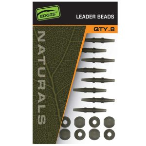 Fox Edges Naturals Leader Beads – 8 Perlen & Sleeves