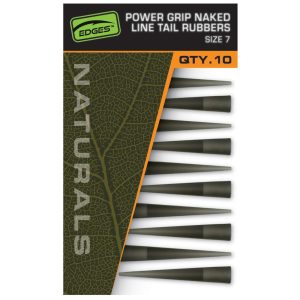 Fox Edges Naturals Power Grip Naked Line Tail Rubbers 7 – 10 Tubes