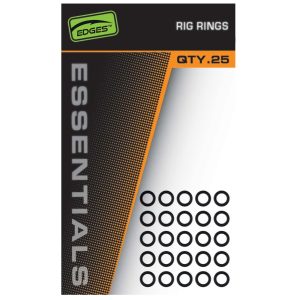 Fox Edges Rig Rings – 25 Ringe für Karpfenmontagen