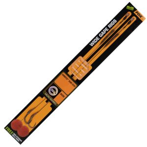 Fox Edges Wide Gape Rigs – 2 Vorfächer Karpfenmontage