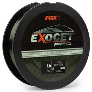 Fox Exocet Pro Monofilament Low Vis Green – 1000m Karpfenschnur