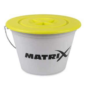 Fox Matrix 17L Groundbait Bucket & Lid – Futtereimer