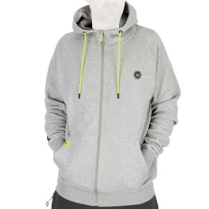 Fox Matrix Full Zip Hoody Marl Grey/Lime – Angelpullover